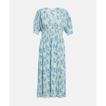 가니(Ganni) | GANNI 코튼 포플린 미디 스트랩 원피스 - 블랙 F9344099 | 트렌비