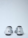 메종마르지엘라(Maison Margiela) | 메종마르지엘라 메탈릭 타비 발레 슈즈 실버/블랙 S39WZ0113 P7456 H7730 26 FW 여성 플랫... 