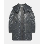 가니(Ganni) | 가니 여성 다운 롱패딩 코트 화이트 F9689 989768 (가) | 트렌비