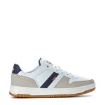 리바이스(Levis) | 남성 레트로 로우 탑 스니커즈 Mens Munro Faux-Leather Retro Low Top Sneakers 19425023 White, Navy | 트렌비