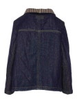 가니(Ganni) | 가니 다크 블루 데님 자켓 J1766 568 25FW NEPPY BONDED J1766568 142044478 | 트렌비