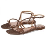 배즐리미슈카(Badgley Mischka) | 카를리 로제트 디테일 블록 힐 샌들 | 트렌비