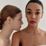 미스그린(MSGRN ) | 벨벳 미니 주얼리 파우치 네이비 | 트렌비