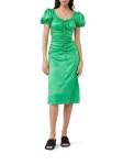 가니(Ganni) | 가니 숏 원피스 그린 F7680 767 23SS SATIN MIDI 드레스 F7680767 153180397 | 트렌비