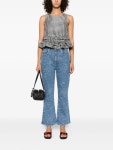 가니(Ganni) | 가니 텍스처 포켓 블루 진 J1730 25FW 스트레이트 팬츠 566 153881100 | 트렌비