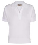 에르노(Herno) | 에르노 여성 폴로 티셔츠 화이트 JPL00113D 52056 1000 26SS 520561000 NR 153882224 | 트렌비