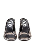 디젤(Diesel) | 디젤 중간 굽 스네이크 패턴 오픈 토 힐 Y03982 P7661 H3799 Neutrals 26SS 펌프스 154046598 | 트렌비
