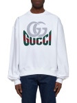 구찌(Gucci) | 구찌 로고 프린트 화이트 스웨트셔츠 795510XJGQA9074 25SS FELPE 152702629 | 트렌비