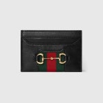 구찌(Gucci) | 구찌 홀스빗 웹 카드 케이스 블랙 867122AAGF7 1053 BLACK 26FW 155477602 | 트렌비