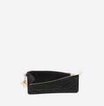 디올(Dior) | 디올 레이디 까나쥬 스몰 램스킨 지퍼 카드지갑 블랙 금장 S0478ONMJM900 S0478ONMJ_M900 32978744 | 트렌비