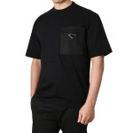 프라다-PRADA 프라다 남성 트라이앵글 로고 코튼 반소매 티셔츠 블랙 UJN7821Z5XF0002 TRIANGLE LOGO COTTON SHORT SLEEVE T SHIRT... 
