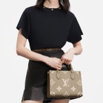 루이비통(Louis Vuitton) | 온더고 PM 바이컬러 모노그램 앙프렝뜨 토트백 크림 | 트렌비