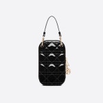 디올(Dior) | 레이디 휴대폰 홀더 미니백 페이턴트 블랙 | 트렌비
