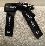 샤넬(CHANEL) | 땡땡이 리본 머리끈 곱창 헤어밴드 제니 제니머리끈 | 트렌비