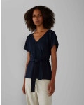 클럽모나코-탑 랩 Wrap Top 552109 Blueberry | TRENBE 클럽모나코-탑 랩 Wrap Top 552109 Blueberry | TRENBE | www.trenbe.com