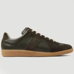 메종마르지엘라-22 FW 메종 마르지엘라 디보시드 넘버 로고 레이스 업 스니커즈 카키 | 트렌비 메종마르지엘라-22 FW 메종 마르지엘라... 