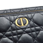 디올(Dior) | 카로 더블 파우치백 블랙 | 트렌비