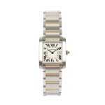 까르띠에(Cartier) | 18K 골드콤비 탱크 프랑세즈 미듐 쿼츠 남녀공용 시계 | 트렌비
