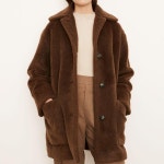 빈스(Vince) | 빈스 Belted wool blend felt coat 2704970802230000 | 트렌비