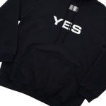 베트멍(vetements) | 남성 예스 노 후드 티셔츠 VL14HD150W BLACK WHITE | 트렌비
