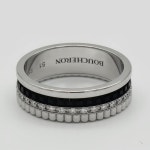 부쉐론(Boucheron) | [51] 부쉐론 콰트로 블랙 에디션 다이아 스몰 링 반지 | 트렌비