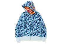 베이프(BAPE) | 베이프 ABC 카모 타이거 풀 집 후디 블루 | 트렌비