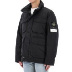 스톤아일랜드(Stone Island) | 와펜패치 마이크로 트윌 프리로프트 점퍼 남성 자켓 블랙 | 트렌비