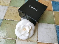 샤넬(CHANEL) | 헤어슈슈 실크 리본 곱창밴드 스크런치 머리끈 | 트렌비