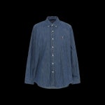 폴로랄프로렌(Polo Ralph Lauren) | 폴로 랄프 로렌 커스텀핏 데님 셔츠 네이비 | 트렌비