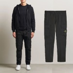 스톤아일랜드(Stone Island) | 스톤아일랜드 캐쥬얼 트라우저 블랙 3100032 S0010 V0029 25FW 레귤러 포켓 카고 팬츠 148643535 | 트렌비