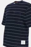 톰브라운(Thom Browne) | 톰브라운 남성 블루 스트라이프 패턴 티셔츠 MJS305A J0245 927 [B4] MJS305AJ0245927 탑 157174735 | 트렌비