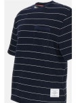톰브라운(Thom Browne) | 톰브라운 남성 블루 스트라이프 패턴 티셔츠 MJS305A J0245 927 [B4] MJS305AJ0245927 탑 157174735 | 트렌비
