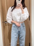 제이크루-경량 코튼 탑 Lightweight cotton button-front top... 트렌비 제이크루-경량 코튼 탑 Lightweight cotton button... 