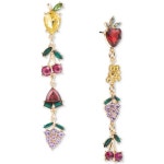 아이앤씨인터내셔널컨셉트-믹스 스톤 목걸이 Silver-Tone Tonal Mixed Stone Cluster Statement Necklace, 17 + 3 extender... 