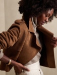 바나나리퍼블릭-스웨이드 자켓 Petra Vegan Suede Jacket (Color Cinnamon Spice) 402945011 | 트렌비 바나나리퍼블릭... 