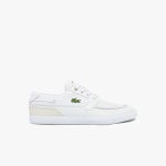 42SMA0092-407 | 트렌비 라코스테-남성 가죽 스니커즈 Mens L001 Leather Sneakers 42SMA0092-407 | 트렌비 | www.trenbe.com