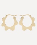Anna + Nina-제라늄 귀걸이 x Liberty Gold-Plated Geranium Hoop Earrings 000773237 | 트렌비 Anna + Nina-제라늄 귀걸이 x... 