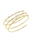 Mattia Cielo-18k 옐로우 골드 타이타니움 랩 팔찌... 타이타니움 랩 팔찌 Rugiada Diamanti 18K Yellow Gold, Titanium... 