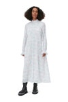 가니-플리츠 미디 드레스 Pleated Georgette Midi Dress F7299... Georgette Midi Dress F7299 Cherry Blossom | 트렌비 | www.trenbe.com