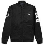 프레드페리-트랙 자켓 Fred Perry Badged Track Jacket J4544-102... Perry Badged Track Jacket J4544-102 Black | 트렌비 | www.trenbe.com
