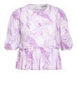 가니-컬렉션 블라우스 Gathered floral-print georgette blouse 3074457345632638634 | 트렌비 가니-컬렉션  블라우스 Gathered... 
