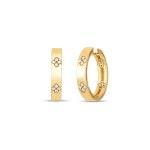 Roberto Coin-18k 옐로우 골드 새틴 플라워 펜던트 다이아몬드 18K Yellow Gold Petite Venetian Princess Satin Flower Pendant... 