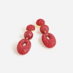 제이크루-귀걸이 Colorful floral hoop earrings G3346 CRYSTAL | 트렌비 제이크루-귀걸이 Colorful floral hoop earrings G3346... 