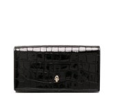 알렉산더맥퀸-레드 크록 엔벨로프 카드 홀더 Red Croc Skull Envelope Card Holder 221259F037018 | 트렌비 알렉산더맥퀸-레드... 