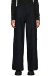가니-네이비 울 바지 Navy Wool Suiting Trousers 202144F087036 | 트렌비 가니-네이비 울 바지 Navy Wool Suiting Trousers... 