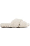 이브살로몬-Off-White Shearling Slippers 222594F121000 | 트렌비 이브살로몬-Off-White Shearling Slippers 222594F121000... 