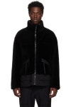 SOLID HOMME-블랙 리버시블 자켓 Black Funnel Neck Reversible Jacket 222221M180009 | 트렌비 SOLID HOMME-블랙 리버시블 자켓... 