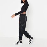 미스가이디드-프린트 와이드 초콜릿 Tall MG Repeat Print Wide Leg Joggers Chocolate 67712605 | 트렌비 미스가이디드... 