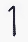 꼬르넬리아니-cc 컬렉션 실크 타이 지오메트릭 패턴 CC COLLECTION Silk Tie with Geometric Pattern 417726 | TRENBE... 