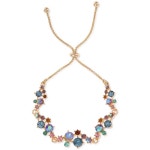 아이앤씨인터내셔널컨셉트-골드톤 믹스 스톤 팔찌 Gold-Tone Mixed Stone Slider Bracelet, Created for Macys 14604443 | 트렌비... 